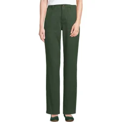 Women's High Rise Chino Utility Straight Leg Pants