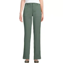 Women's High Rise Chino Utility Straight Leg Pants