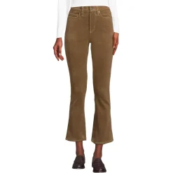 Women's High Rise Corduroy Kick Crop Pants