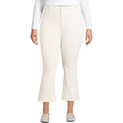 Women's High Rise Corduroy Kick Crop Pants