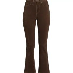 Women's High Rise Corduroy Kick Crop Pants