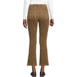 Women's High Rise Corduroy Kick Crop Pants