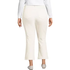 Women's High Rise Corduroy Kick Crop Pants