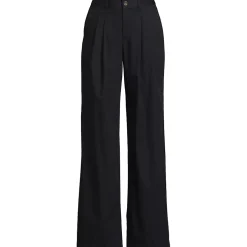 Women's High Rise Crisp Poplin Chino Wide Leg Pants