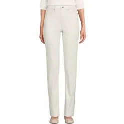 Women's High Rise Metallic Coated Denim Straight Leg Jeans