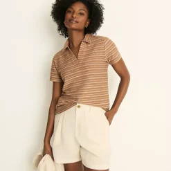 Women's High Rise Pleated A-line 5