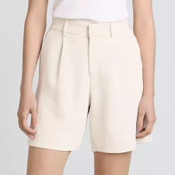 Women's High Rise Pleated Crepe 7