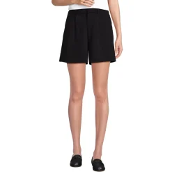 Women's High Rise Pleated Crepe 7