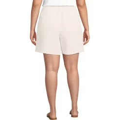 Women's High Rise Pleated Crepe 7