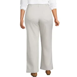 Women's High Rise 5 Pocket Wide Leg Chino Pants