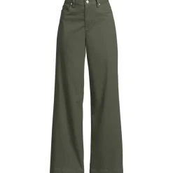 Women's High Rise 5 Pocket Wide Leg Chino Pants