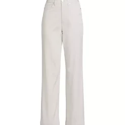 Women's High Rise 5 Pocket Wide Leg Chino Pants