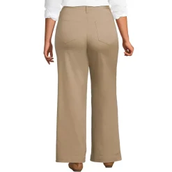 Women's High Rise 5 Pocket Wide Leg Chino Pants