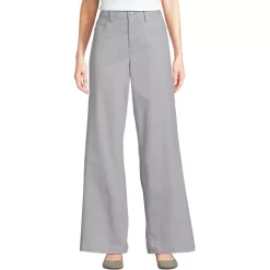 Women's High Rise 5 Pocket Wide Leg Chino Pants