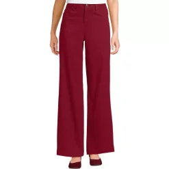 Women's High Rise 5 Pocket Wide Leg Chino Pants