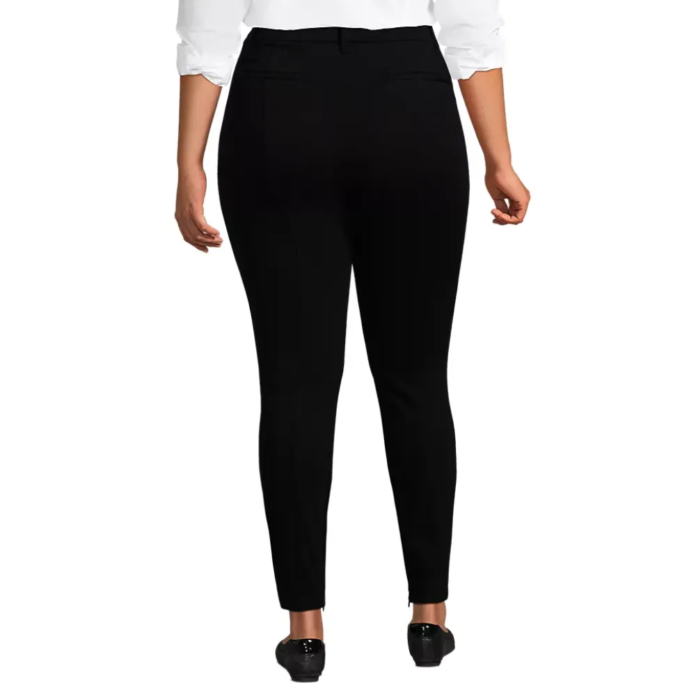 Women's High Rise Ponte Polished Leggings