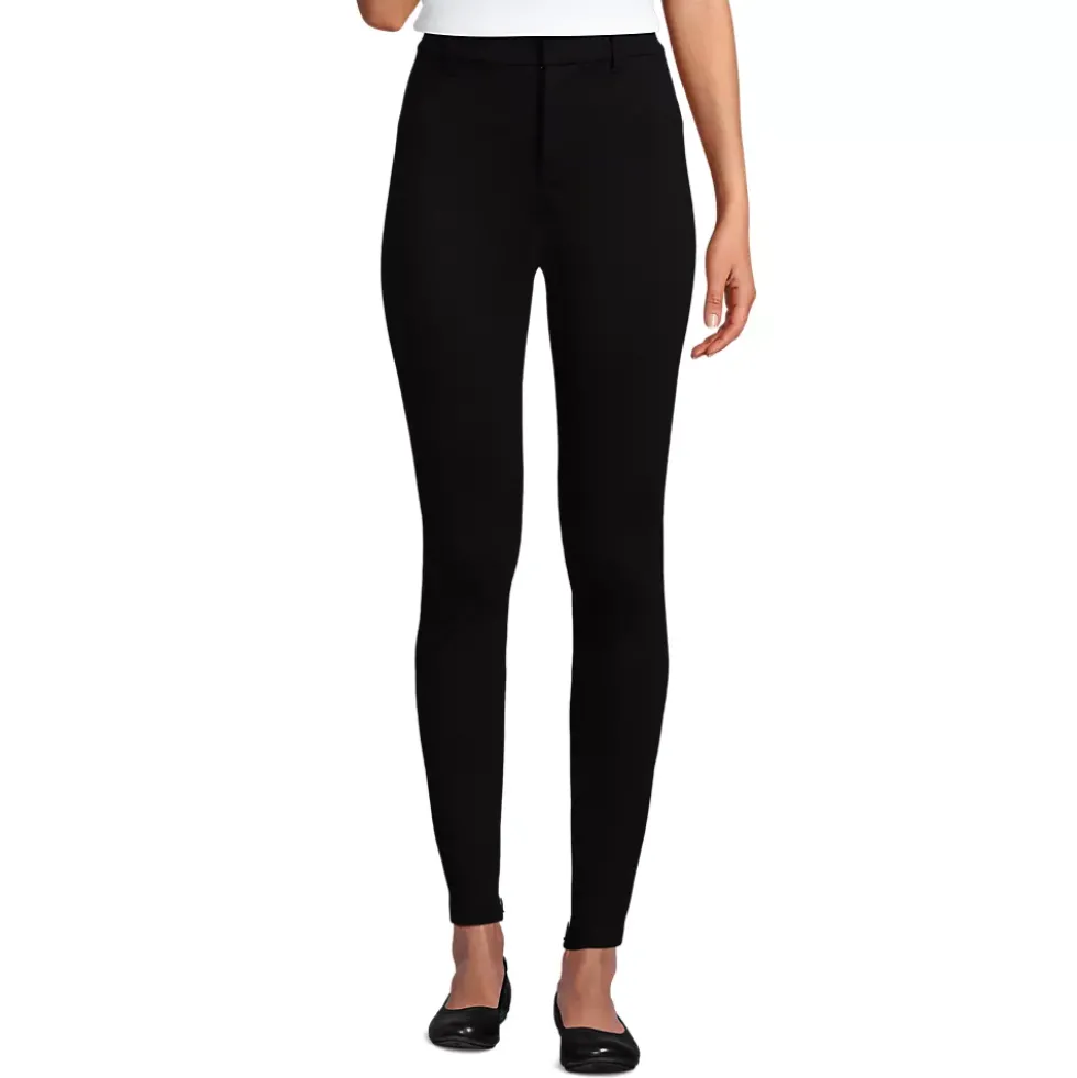 Women's High Rise Ponte Polished Leggings