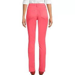 Women's High Rise Slimming 5 Pocket Chino Slim Leg Pants