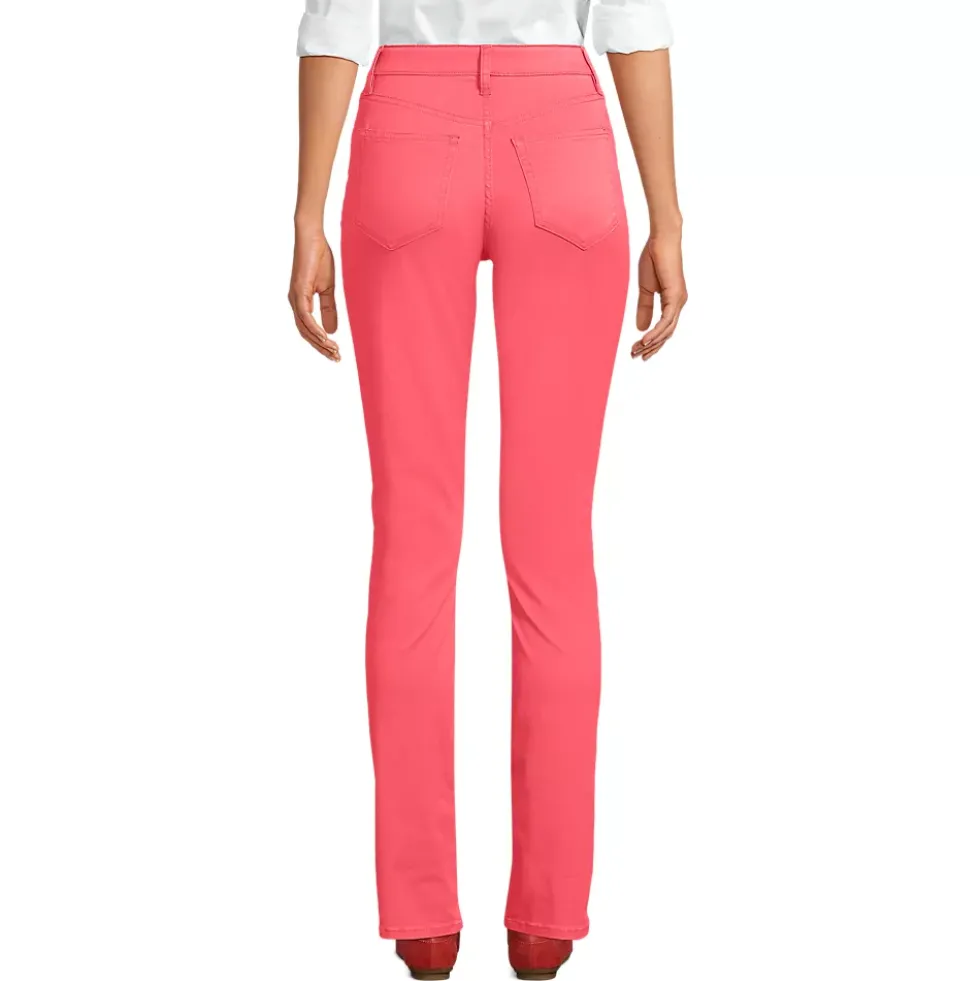 Women's High Rise Slimming 5 Pocket Chino Slim Leg Pants