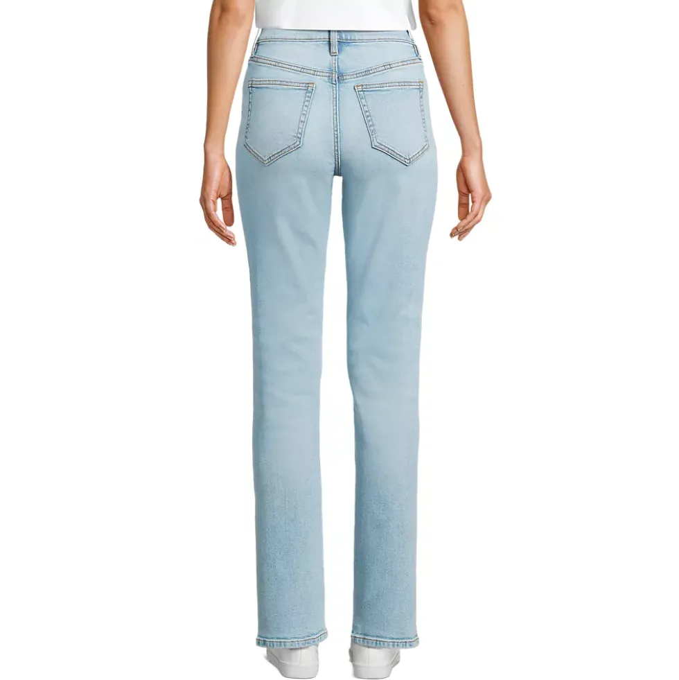 Women's High Rise Straight Leg Jeans