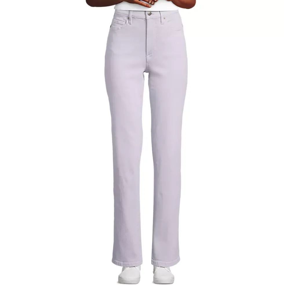 Women's High Rise Straight Leg Jeans