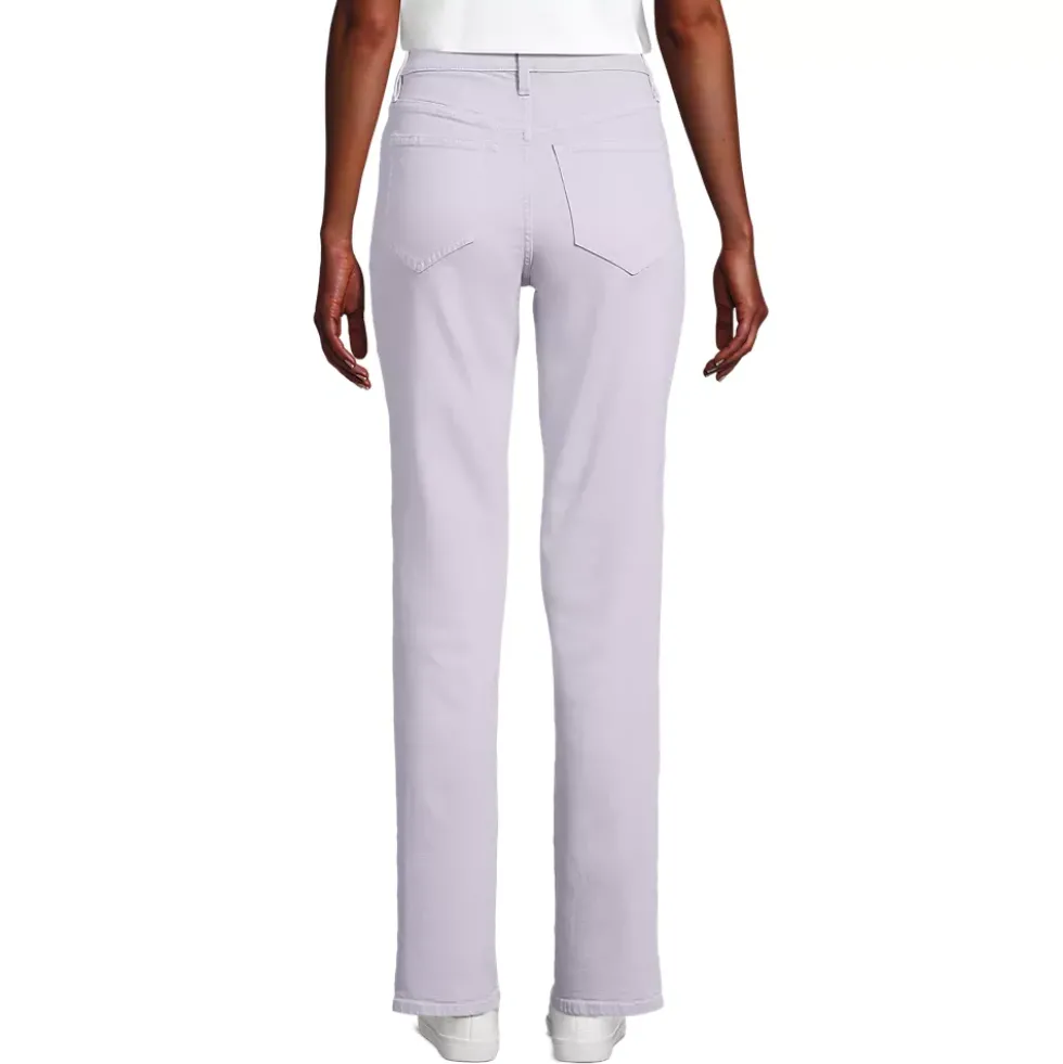 Women's High Rise Straight Leg Jeans