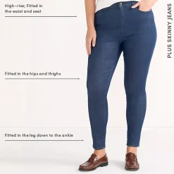 Women's High Rise Stretch Denim Skinny Jeans