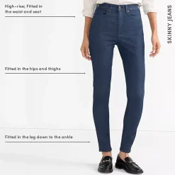 Women's High Rise Stretch Denim Skinny Jeans