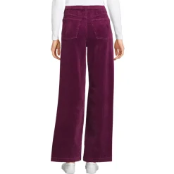 Women's High Rise Wide Leg Corduroy Pants
