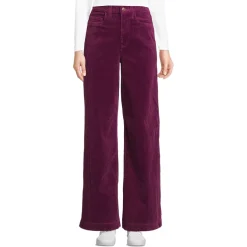 Women's High Rise Wide Leg Corduroy Pants