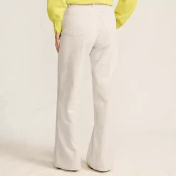 Women's High Rise Wide Leg Corduroy Pants