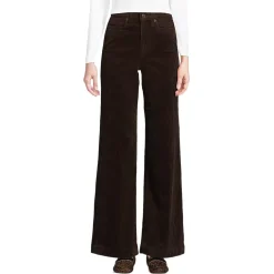 Women's High Rise Wide Leg Corduroy Pants