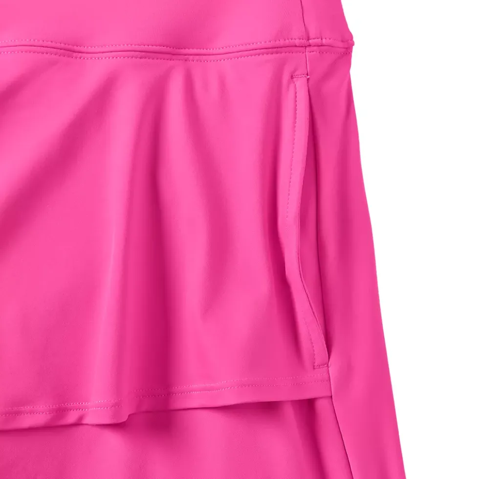 Women's High Waisted Tulip Hem Swim Skort