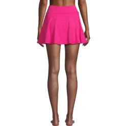 Women's High Waisted Tulip Hem Swim Skort