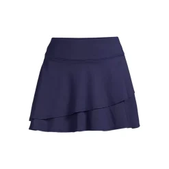 Women's High Waisted Tulip Hem Swim Skort