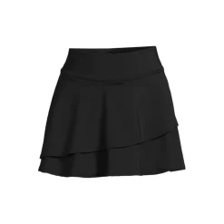 Women's High Waisted Tulip Hem Swim Skort
