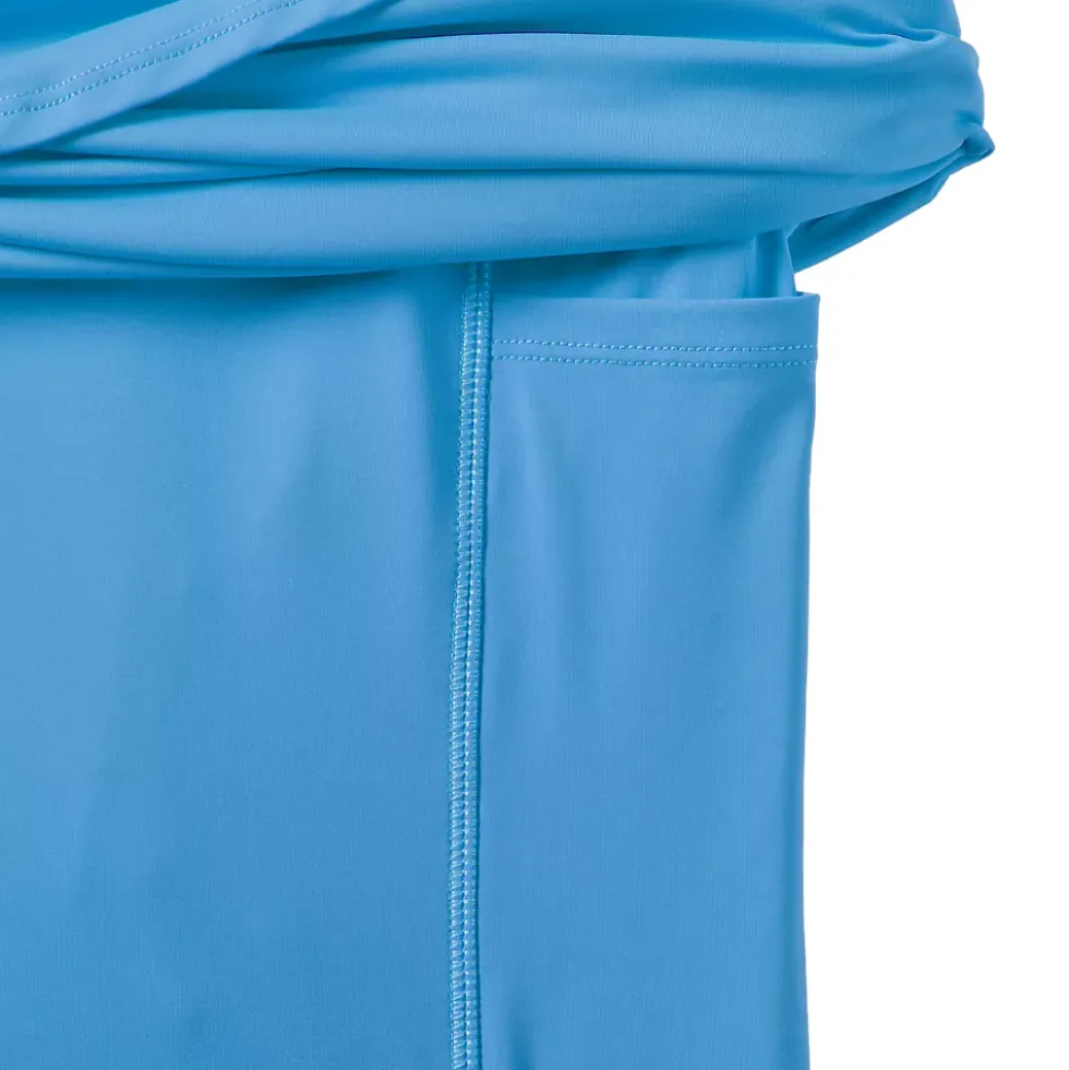 Women's High Waisted Tulip Hem Swim Skort