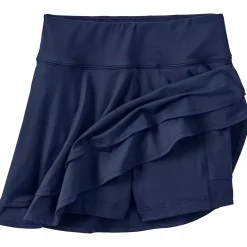 Women's High Waisted Tulip Hem Swim Skort
