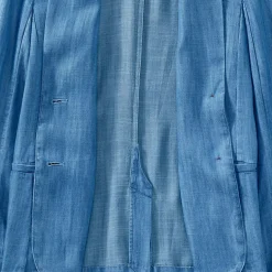 Women's Indigo TENCEL™ Fiber Relaxed Blazer