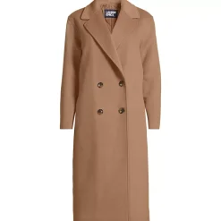 Women's Insulated Double Breasted Wool Coat