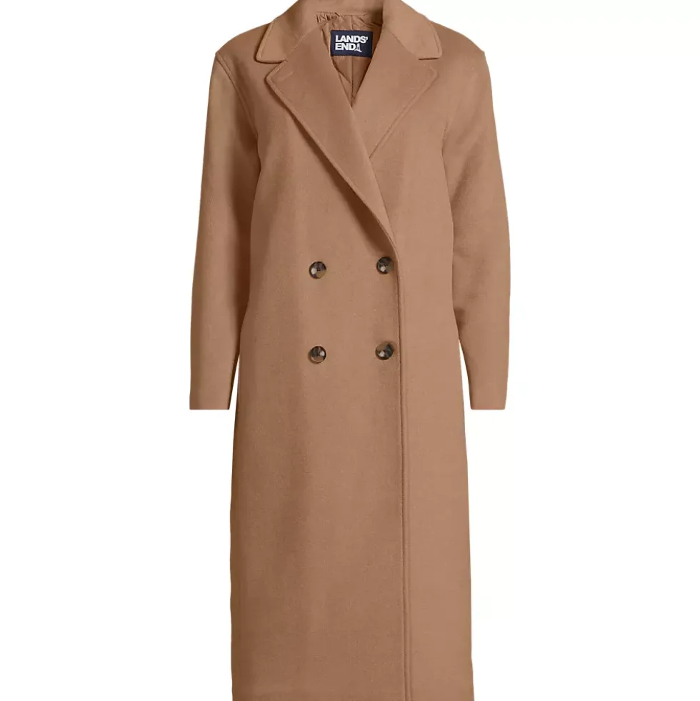 Women's Insulated Double Breasted Wool Coat