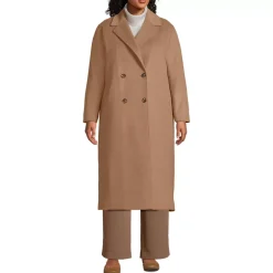 Women's Insulated Double Breasted Wool Coat
