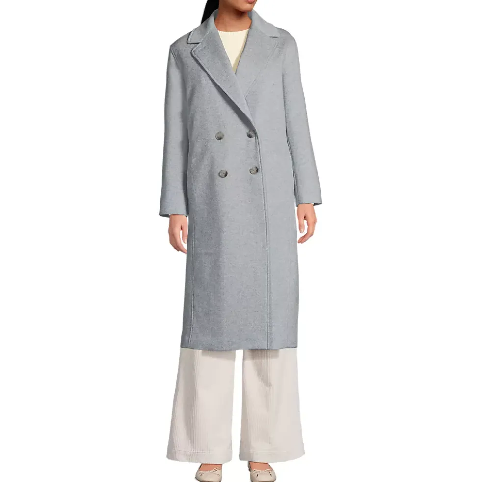 Women's Insulated Double Breasted Wool Coat