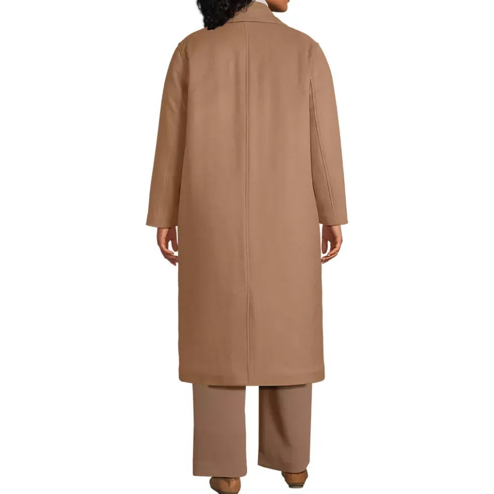 Women's Insulated Double Breasted Wool Coat