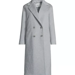 Women's Insulated Double Breasted Wool Coat