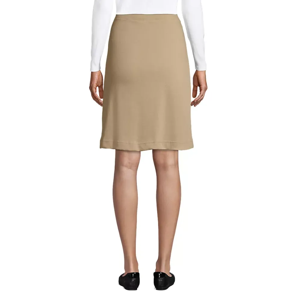 Women's Knit Skort Above the Knee