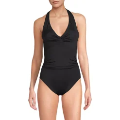 Women's Knot Twist Halter One Piece