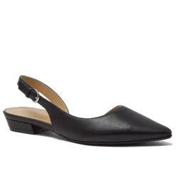 Women's Leather Slingback Low Heels