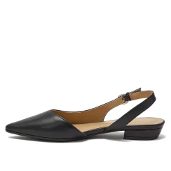 Women's Leather Slingback Low Heels