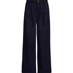Women's Lightweight Denim Mid Rise Pleated Slouchy Jeans